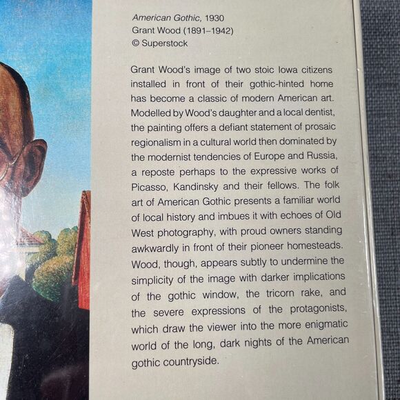 American Gothic 1000 Piece Jigsaw Puzzle Flame Tree Studios Factory Sealed - Picture 5 of 7